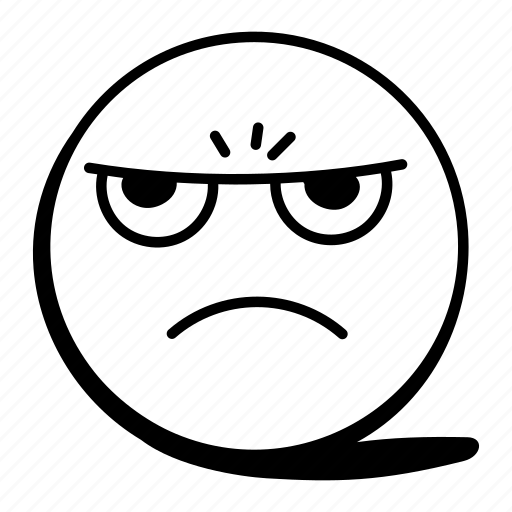 Emoji, emoticon, face expression, emotion, frowning emoji icon - Download on Iconfinder