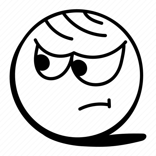 Emoji, emoticon, face expression, emotion, doubtful emoji icon - Download on Iconfinder