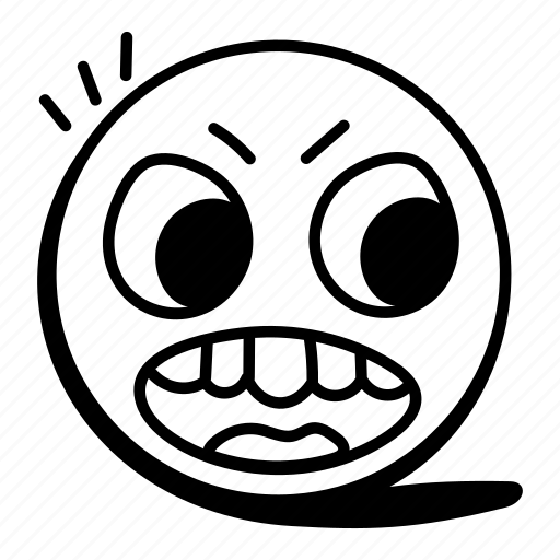 Emoji, emoticon, face expression, emotion, yelling emoji icon - Download on Iconfinder
