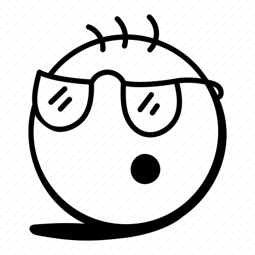 Emoji, emoticon, face expression, geek, nerd emoji icon - Download on Iconfinder