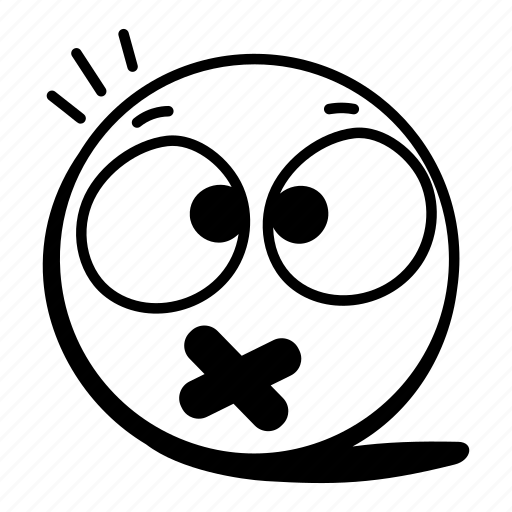 Emoji, emoticon, face expression, emotion, silent emoji icon - Download on Iconfinder