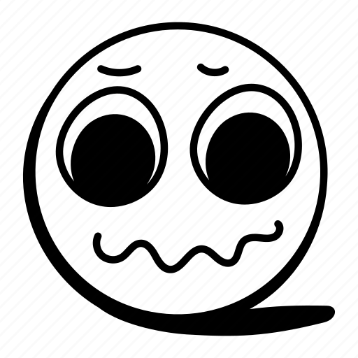 Emoji, emoticon, face expression, emotion, worried emoji icon - Download on Iconfinder