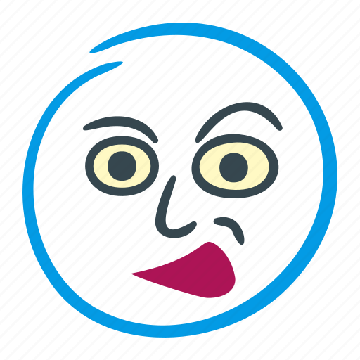 Complain, grumble, murmur, face, emoji, emotion, bubble icon - Download on Iconfinder