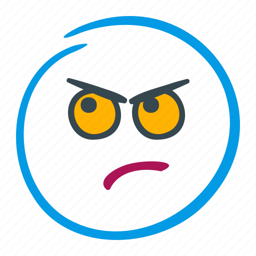 Disapprove, dislike, disesteem, face, emoji, emotion, bubble icon - Download on Iconfinder