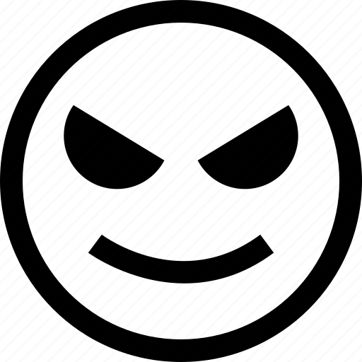 Emotion, evil, face, faces, smile icon - Download on Iconfinder