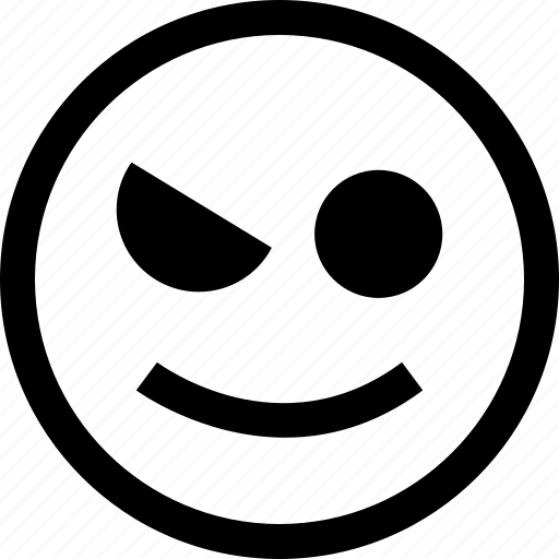 Emotion, evil, face, faces, joy, smile icon - Download on Iconfinder