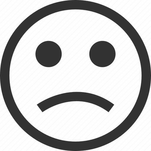Emoji, emojis, face, faces, sad, sadness, so icon - Download on Iconfinder