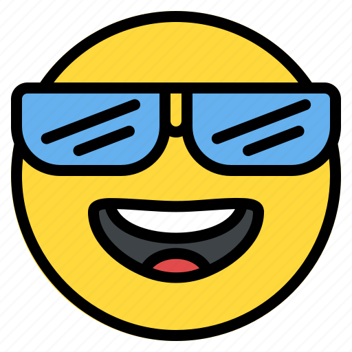 Cool, emoji, emoticon, happy, smile, smiley, sunglasses icon - Download on Iconfinder