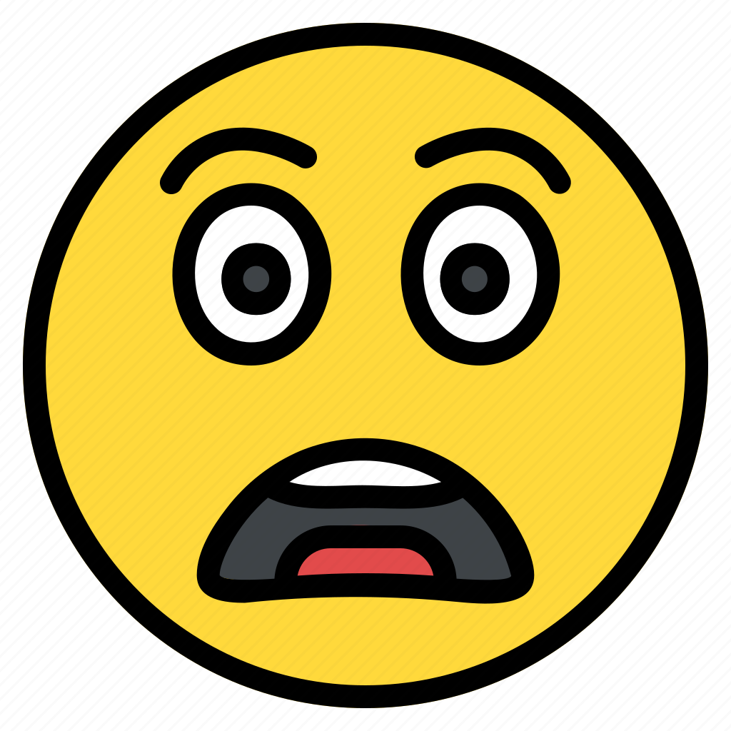 Scary Clip Emotion Picture Scary Face Clip Art Emoji Scared Emoticon ...