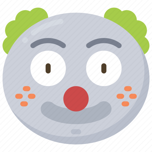 Clown, emoji, emoticon, jester, joker, smile icon - Download on Iconfinder