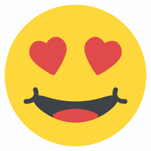 Emoji, emoticon, eyes, face, hearth, love, smiley icon - Download on Iconfinder