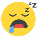 emoji, emoticon, face, sleep, sleeping, sleepy, smiley