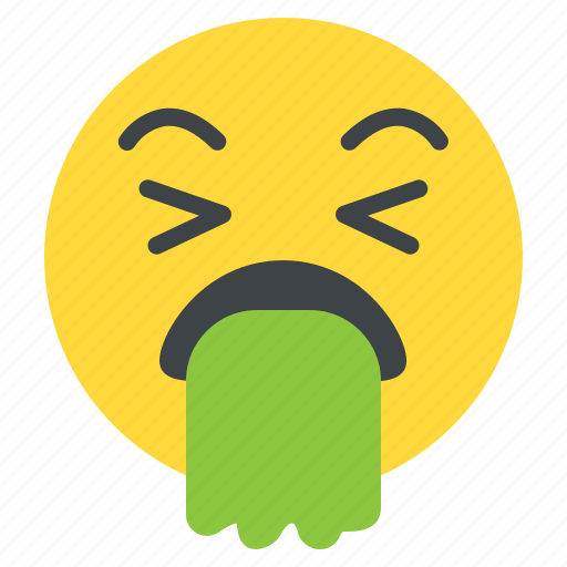 Emoji, emoticon, puke, sick, smiley, throw up, vomit icon - Download on Iconfinder