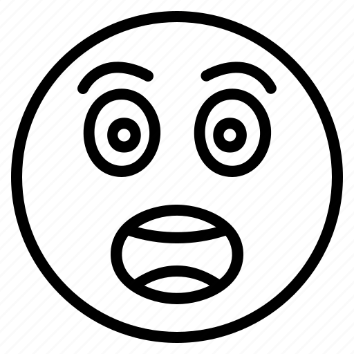 Emoji, emoticon, face, shock, shocked, smiley, surprise icon - Download on Iconfinder
