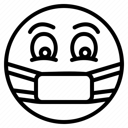 Emoji, emoticon, face, mask, medical, sick, virus icon - Download on Iconfinder