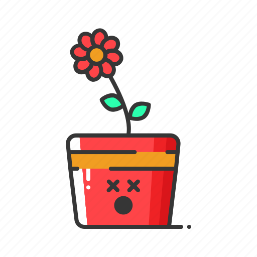 Emoji, expression, flowers, natural, nature, plant, pot icon - Download on Iconfinder