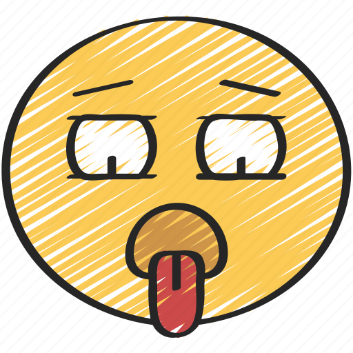 Emoji, emoticon, exhausted, out, tired, worn icon - Download on Iconfinder