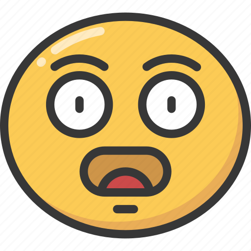 Emoji, emoticon, shock, shocked, wow icon - Download on Iconfinder