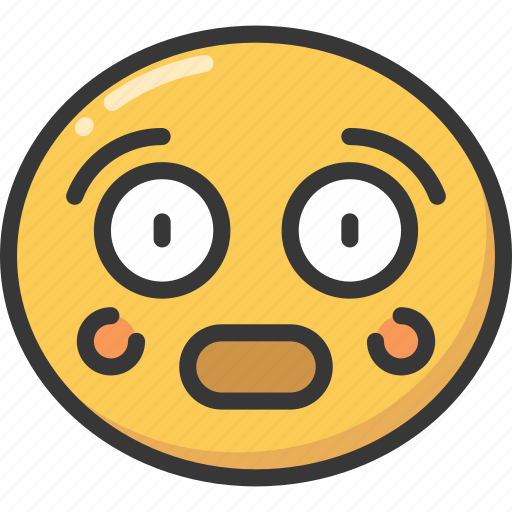 Embarrass, embarrassed, embarrassing, emoji, emoticon icon - Download on Iconfinder