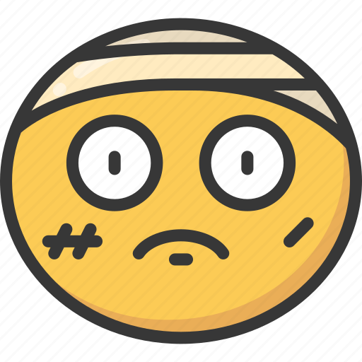 Bandage, bandaid, emoji, emoticon, hurt, injured icon - Download on Iconfinder