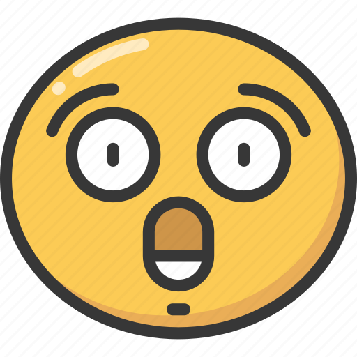 Emoji, emoticon, expression, really, shock, shocked icon - Download on ...