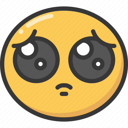 Cute, emoji, emoticon, sad, sadness, upset icon - Download on Iconfinder