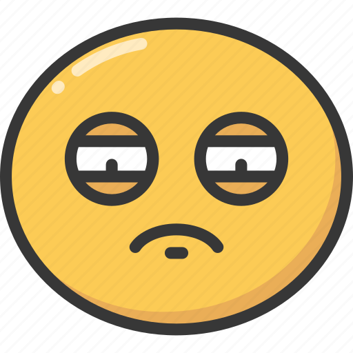 Emoji, emoticon, exhausted, sad, sadness, tired icon - Download on Iconfinder