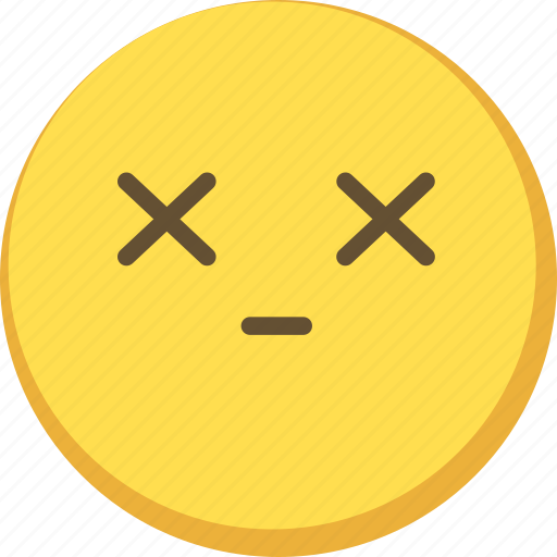 Dead, emoji, emoticon, emotion, expression, smiley icon - Download on Iconfinder