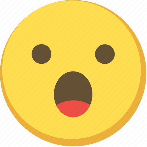 Amazed, emoji, emoticon, emotion, expression, smiley, suprised icon - Download on Iconfinder