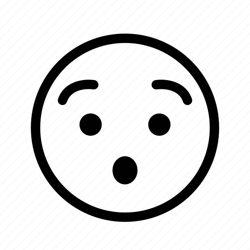 Amazed, emoji, emoticon, stunned, surprised icon - Download on Iconfinder