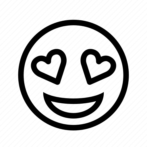 Emoji, emoticon, happy, heart, love icon - Download on Iconfinder