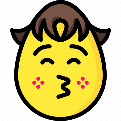 Blow, emojis, emotion, flirt, kiss, love, smiley icon - Download on Iconfinder
