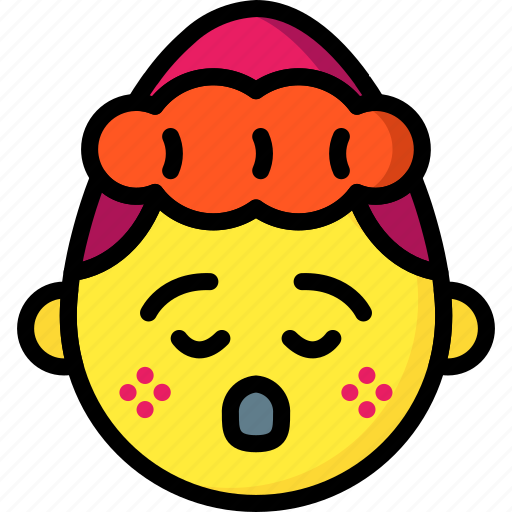 Confused, dear, emojis, emotion, girl, oh, smiley icon - Download on Iconfinder