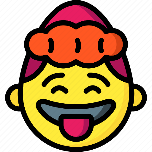 Emojis, emotion, girl, silly, smiley, tongue icon - Download on Iconfinder