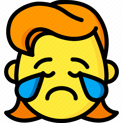 Cry, emojis, emotion, girl, smiley, upset icon - Download on Iconfinder