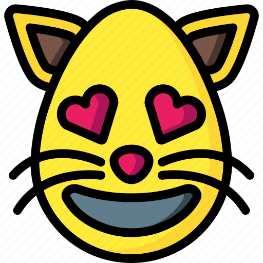 Cat, emojis, feline, hearts, love, pet icon - Download on Iconfinder