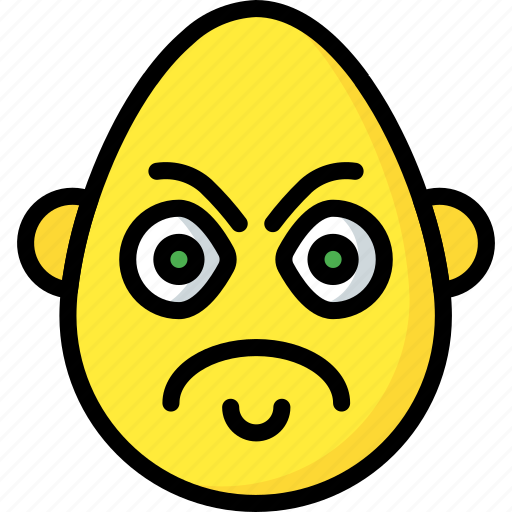 Angry, cross, emojis, emotion, grumpy, smiley icon - Download on Iconfinder
