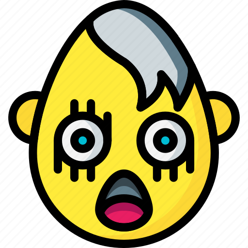 Emo, emojis, emotion, goth, shock, smiley icon - Download on Iconfinder