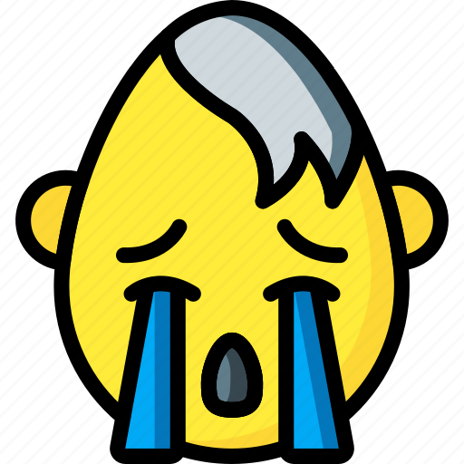 Cry, emo, emojis, emotion, goth, sad, smiley icon - Download on Iconfinder