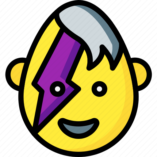 Emo, emojis, emotion, flash, glam, goth, smiley icon - Download on Iconfinder