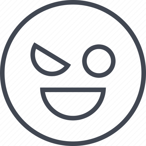 Avatar, emojir, evil, wink icon - Download on Iconfinder
