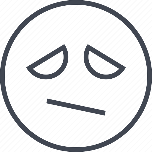 Emoji, eyes, face, sad icon - Download on Iconfinder