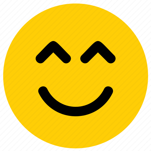 Emoji, emoticon, face, happy, smile, smiley, smiling icon