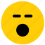 emoji, emoticon, face, shock, shocked, surprise 