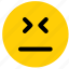 emoji, emoticon, face, frown, mad, angry 