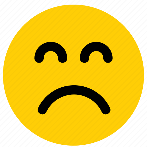 Emoji, emoticon, face, frown, mad, sad, unhappy icon - Download on Iconfinder