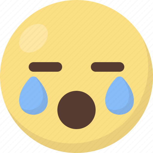 Crying, emoji icon - Download on Iconfinder on Iconfinder