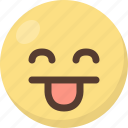emoji, tongue 