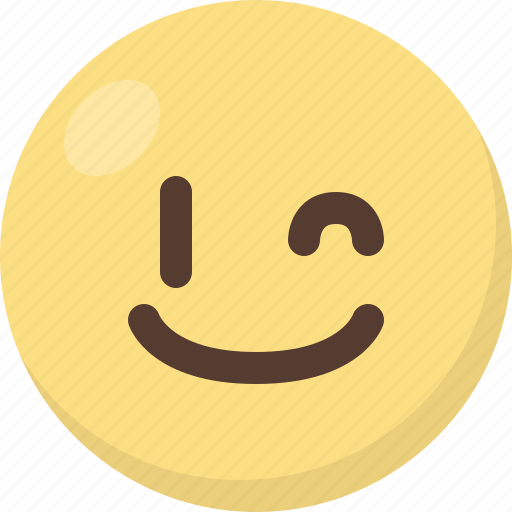 Emoji, wink icon - Download on Iconfinder on Iconfinder