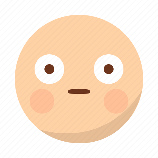 Ashamed, embarassed, emoji, emoticon, face, surprised icon - Download on Iconfinder